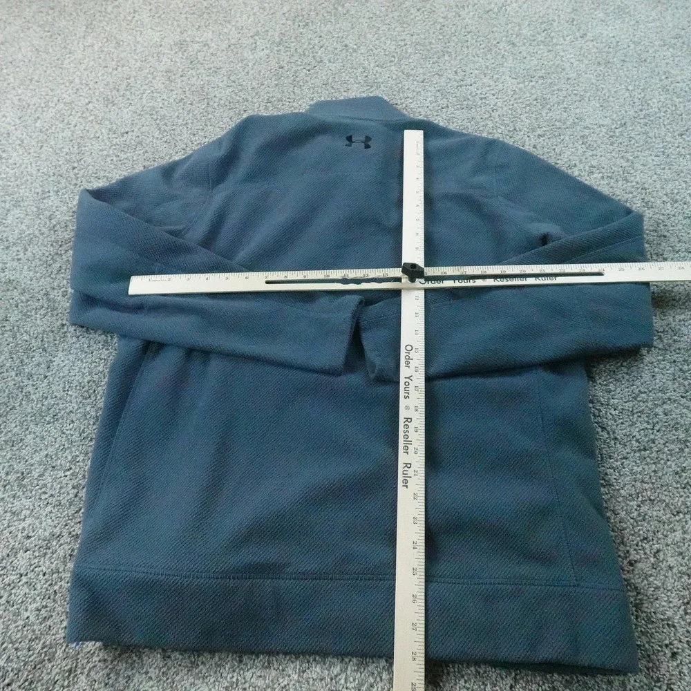 Under‎ Armour Pullover Mens XL Blue ColdGear 1/4 Zip Fleece Long Sleeve Thermal